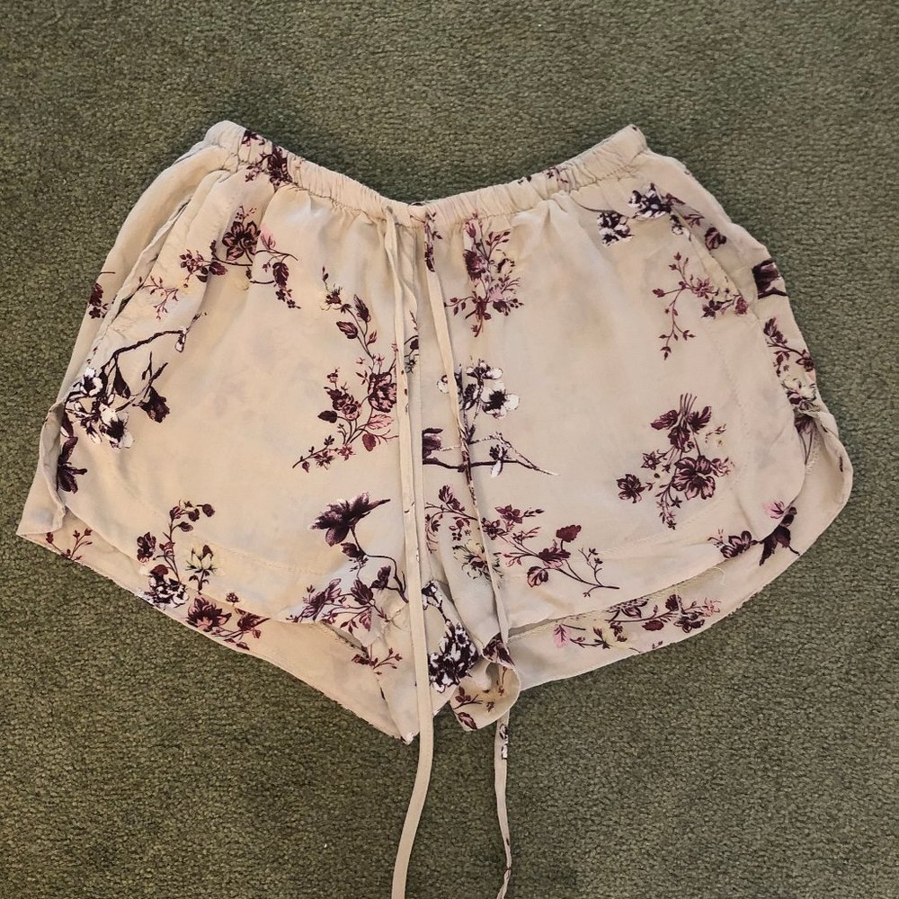 Brandy Melville Floral Flowy Shorts